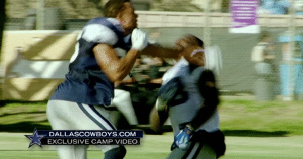 Dez Bryant punched Tyler Patmon during Cowboys Training Camp Practice